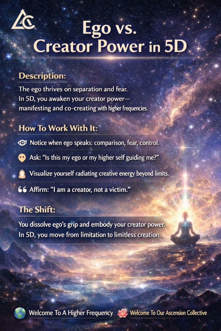 ✨ Ego vs. Creator Power in 5D ✨